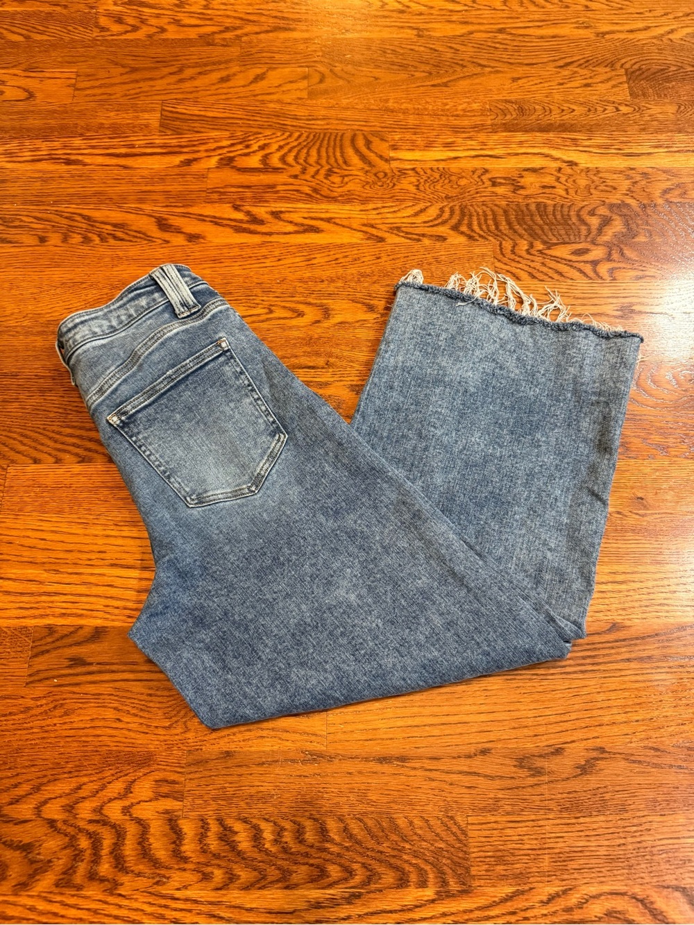 Flying Monkey Cropped Wide Leg Medium Wash Women’s 28 Denim Pant Jeans